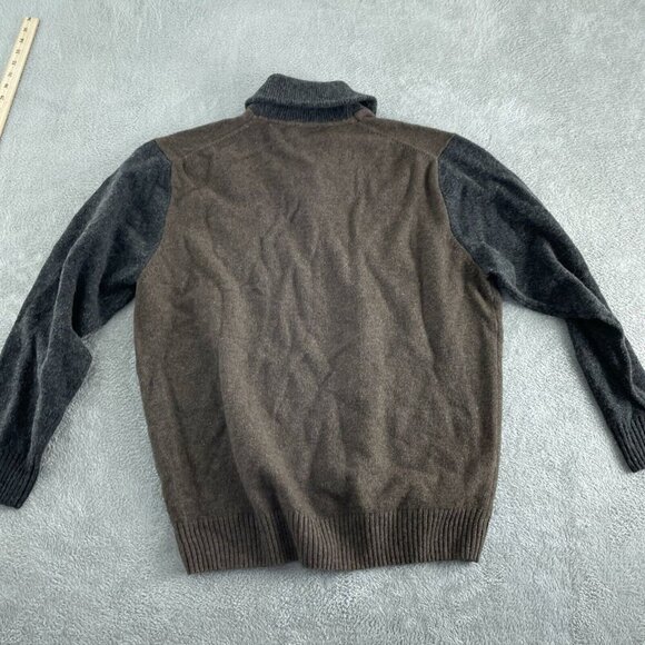 Jos. A. Bank Executive Collection Wool Blend Sweater XXL Brown & Gray 4913 - Picture 1 of 6